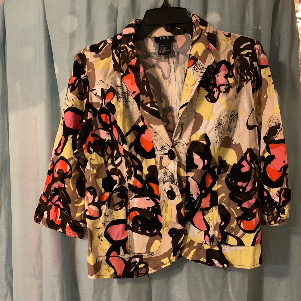 Floral Blazer
